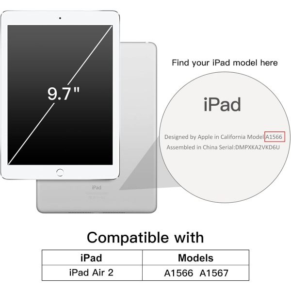 JETech iPad Air 2 K�l�f (2. Nesil)-Purple