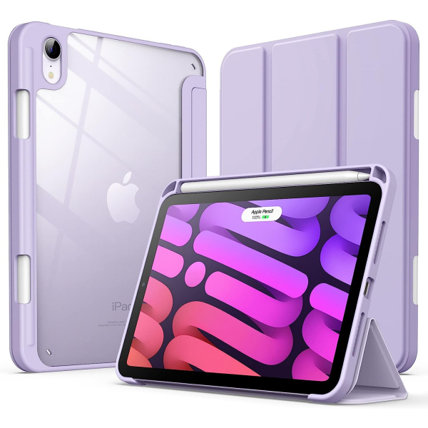JETech iPad Mini 6 Standl Klf-Light Purple