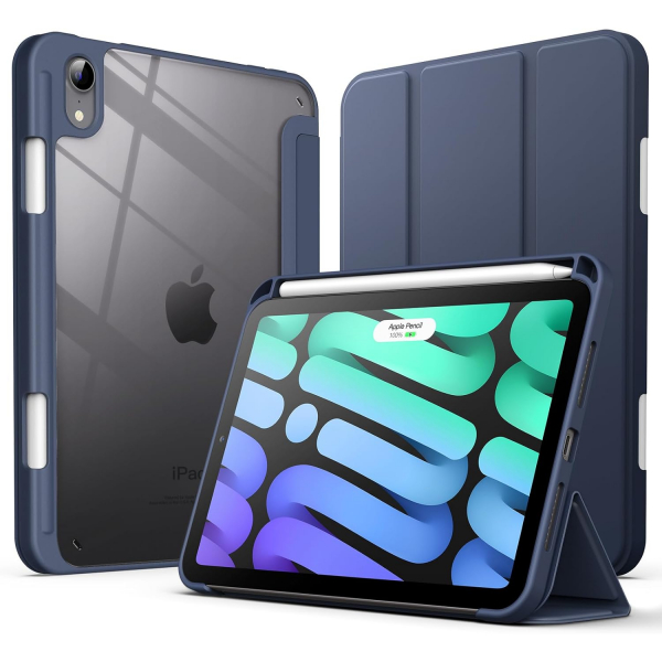 JETech iPad Mini 6 Standl Klf-Navy Blue