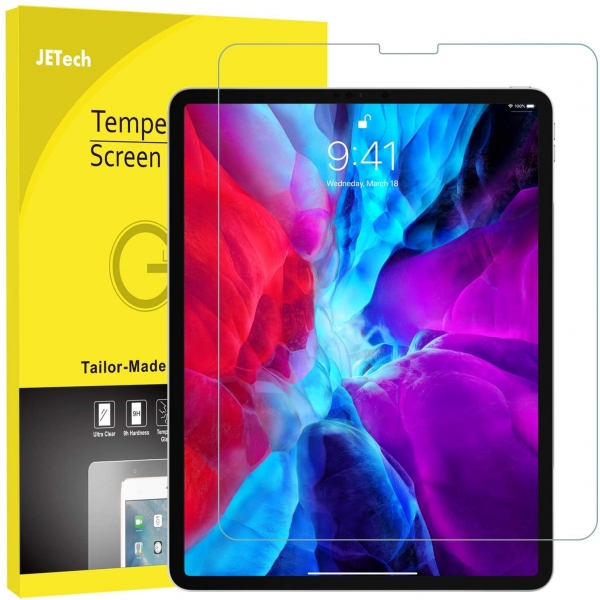 JETech iPad Pro Temperli Cam Ekran Koruyucu (12.9 in)(4.Nesil)