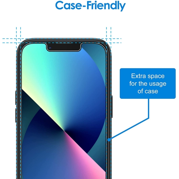 JETech iPhone 13/13 Pro 6.1 in Ekran Koruyucu (2 Adet)