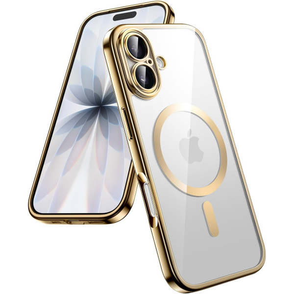 JETech iPhone 17 effaf MagSafe Klf -Gold