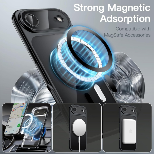 JETech iPhone Air effaf MagSafe Klf -Black