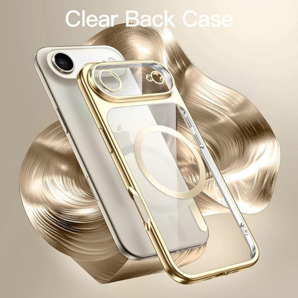 JETech iPhone Air effaf MagSafe Klf -Gold