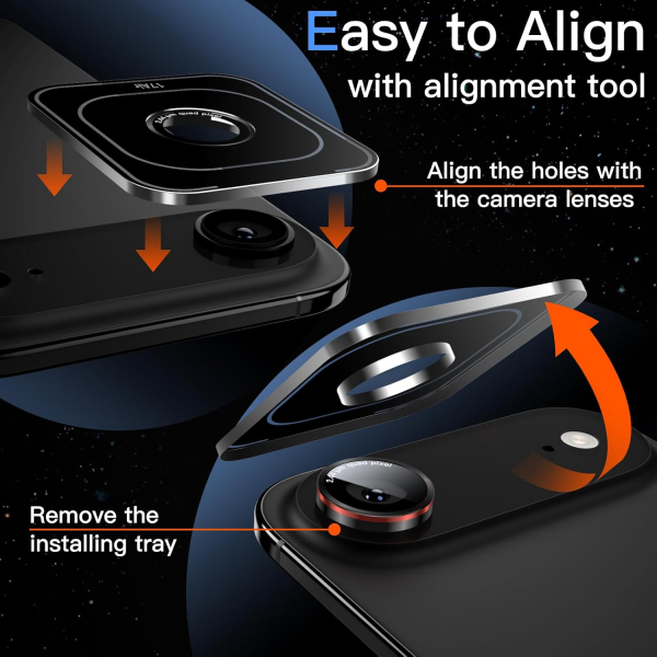 JETech iPhone Air Kamera Lens Koruyucu