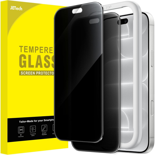 JETech iPhone 18 Pro Max Gizlilik Ekran Koruyucu