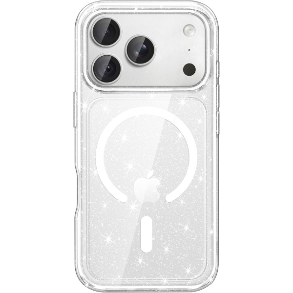 JETech iPhone 18 Pro Max Simli Manyetik K�l�f-Clear