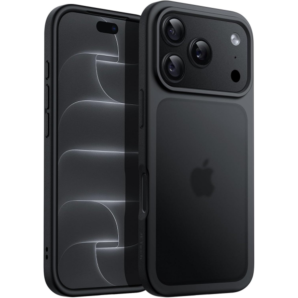 JETech iPhone 18 Pro Max Mat K�l�f-Black