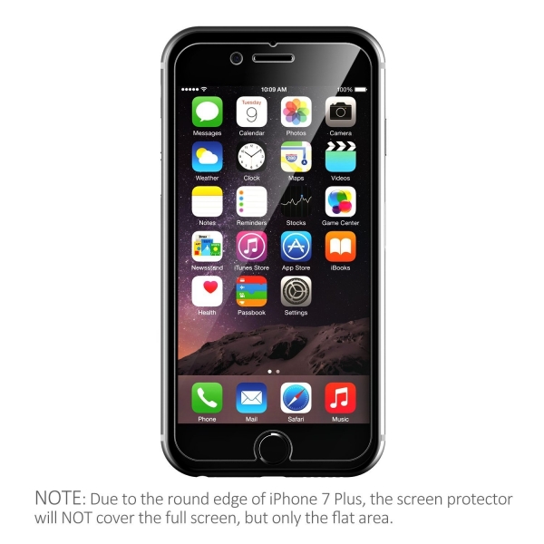 JETech iPhone 7 Plus Premium Temperli Cam Ekran Koruyucu (2 Adet)