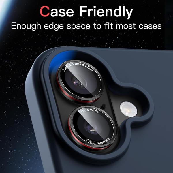 JETech iPhone 17 Kamera Lens Koruyucu