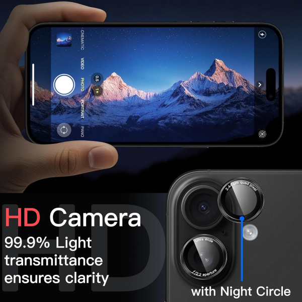 JETech iPhone 17 Kamera Lens Koruyucu