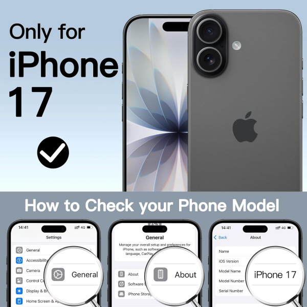 JETech iPhone 17 Tam Korumal Klf