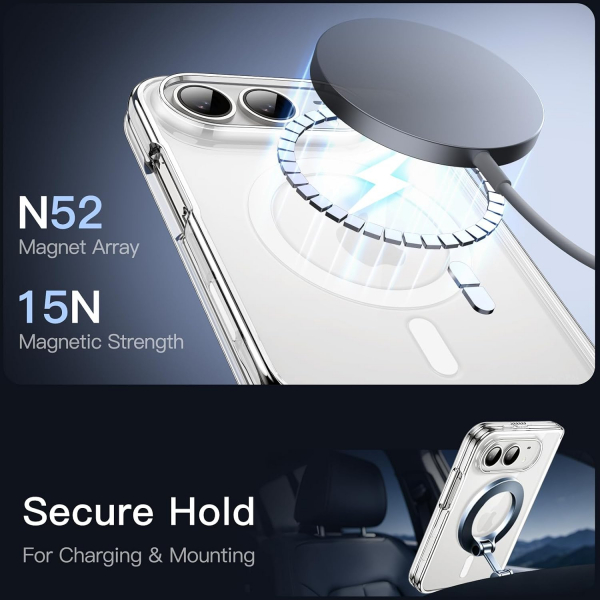 JETech iPhone Duo Korumal� Mat K�l�f-Clear
