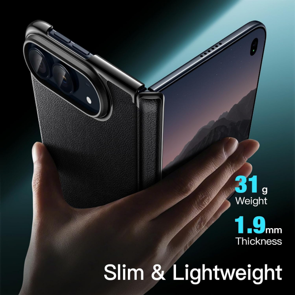JETech iPhone Duo Vegan Deri K�l�f -Black