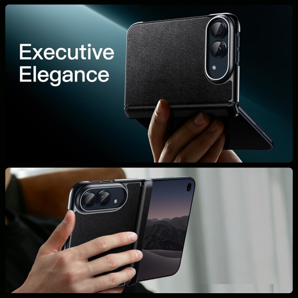 JETech iPhone Duo Vegan Deri K�l�f -Black