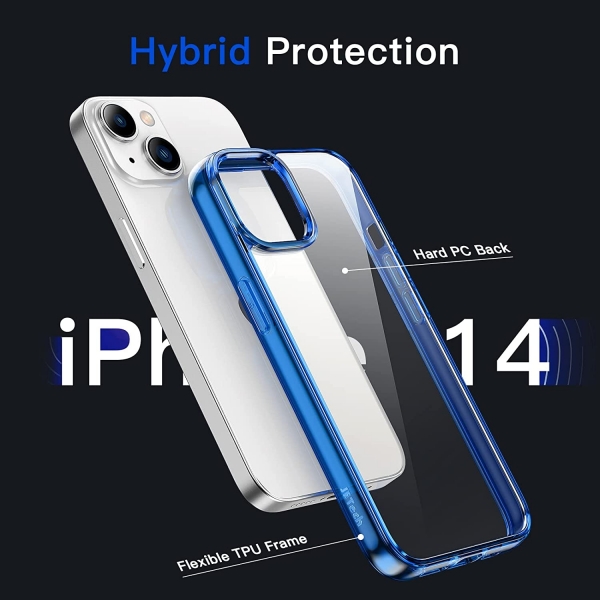 JETech iPhone 14 Plus Bumper Klf-Blue