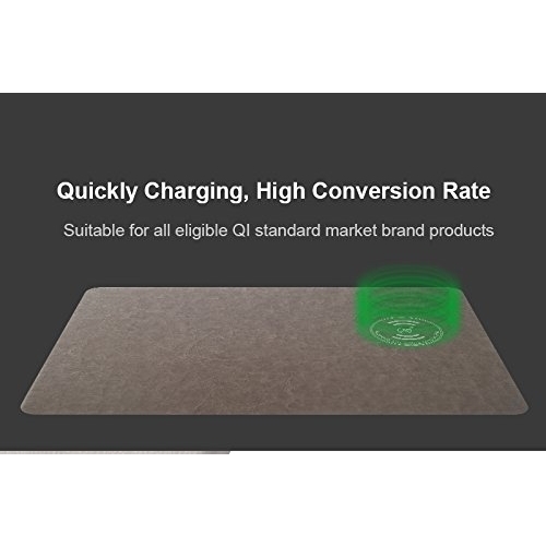 JE Gaming Qi Kablosuz arj Cihaz / Mouse Pad-SaddleBrown