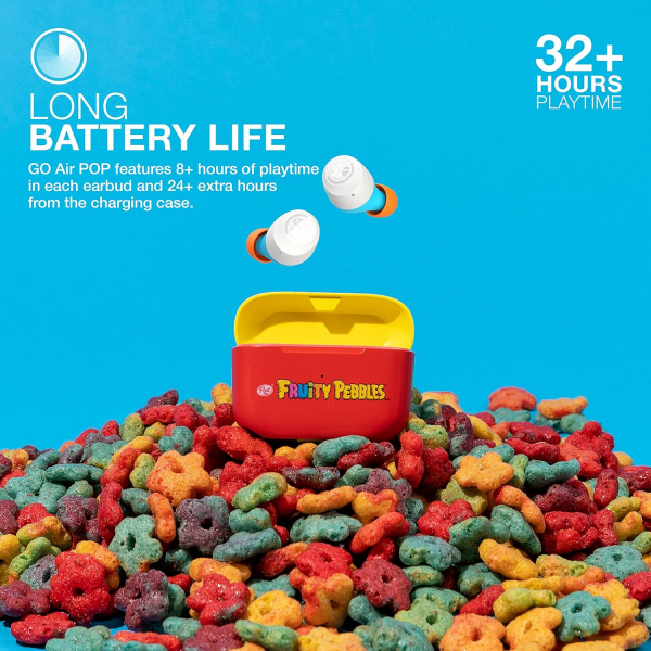 JLab Audio Go Air Pop Bluetooth Kulak i Kulaklk-Fruity Pebbles