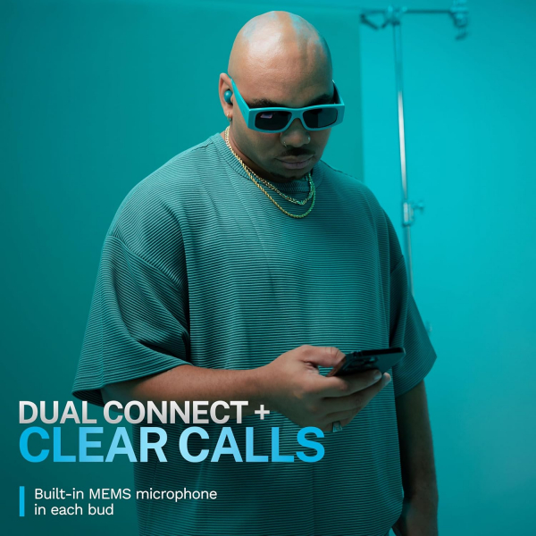 JLab Go Pop ANC Bluetooth Kulak i Kulaklk-Teal