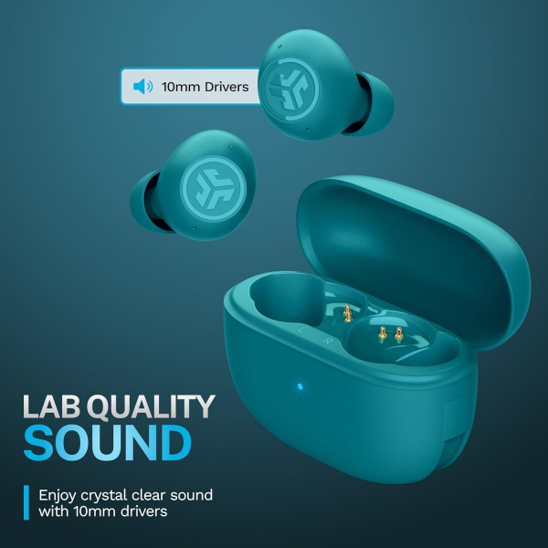 JLab Go Pop ANC Bluetooth Kulak i Kulaklk-Teal
