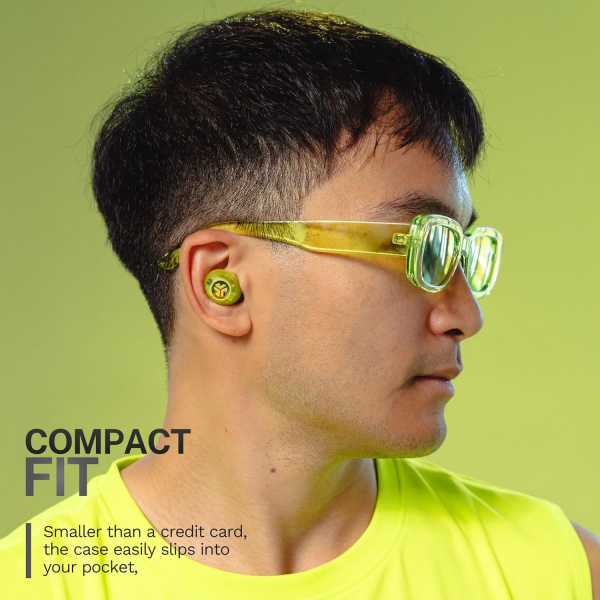 JLab Go Pop ANC Bluetooth Kulak i Kulaklk-Neon Green