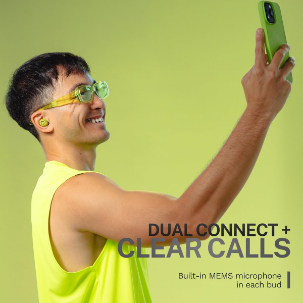JLab Go Pop ANC Bluetooth Kulak i Kulaklk-Neon Green