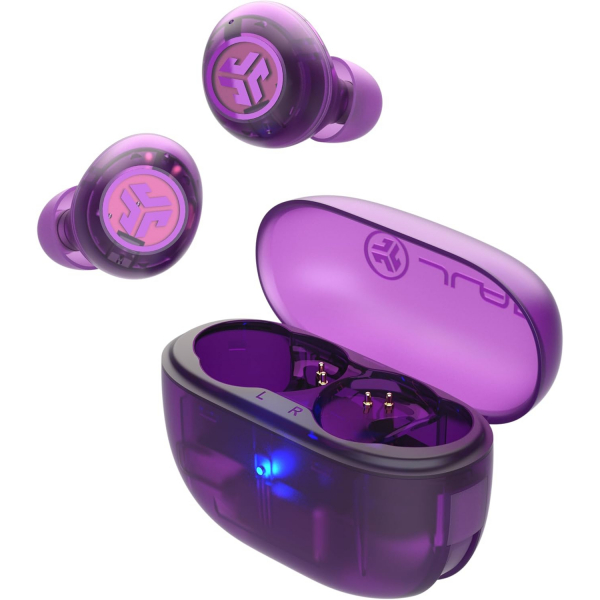 JLab Go Pop ANC Bluetooth Kulak i Kulaklk-Transparent Purple