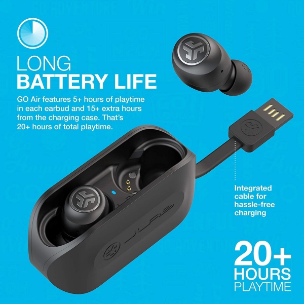 JLab Audio Go Air Bluetooth Kulak i Kulaklk-Black