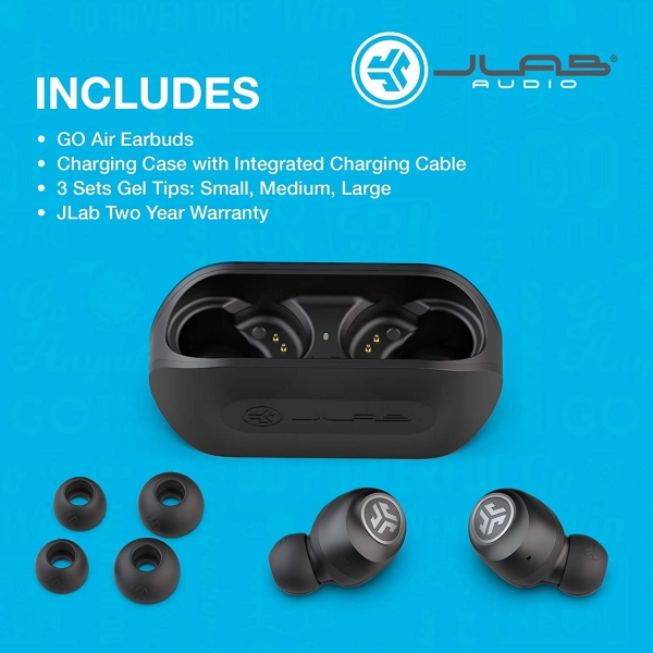 JLab Audio Go Air Bluetooth Kulak i Kulaklk-Black