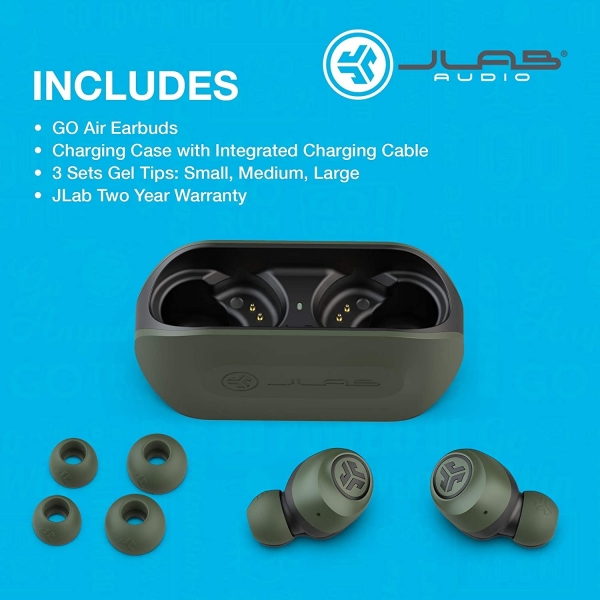 JLab Audio Go Air Bluetooth Kulak i Kulaklk-Green