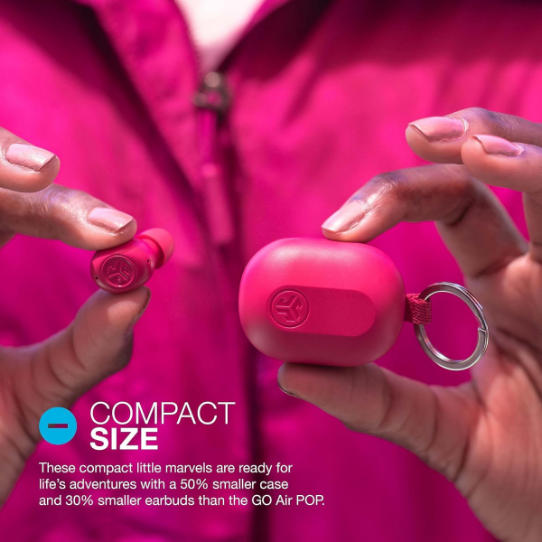 JLab JBuds Mini Bluetooth Kulak i Kulaklk-Hot Pink