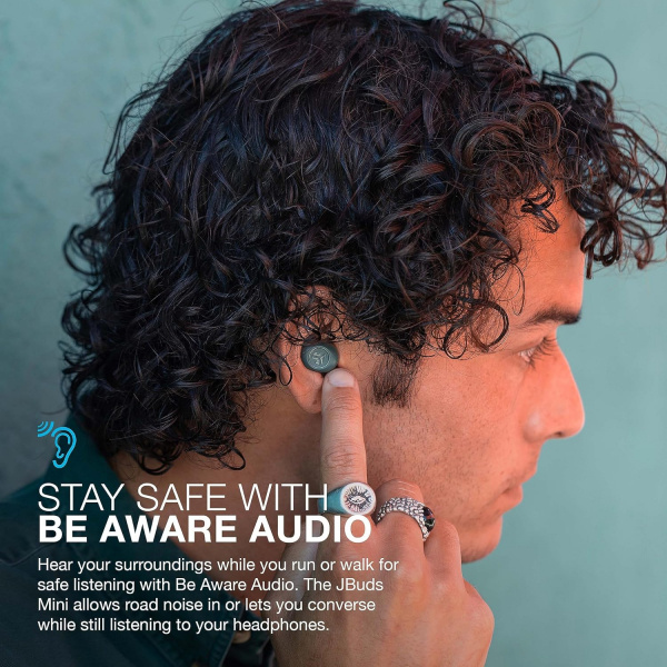 JLab JBuds Mini Bluetooth Kulak i Kulaklk-Sage
