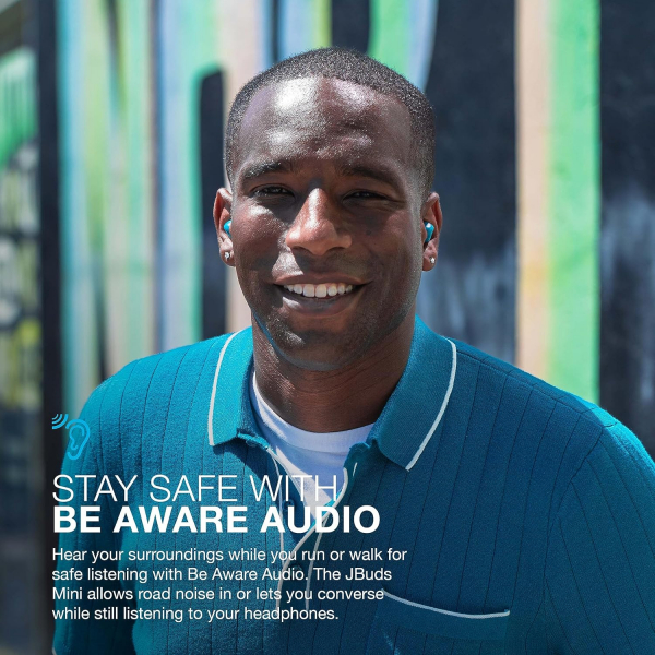 JLab JBuds Mini Bluetooth Kulak i Kulaklk-Teal