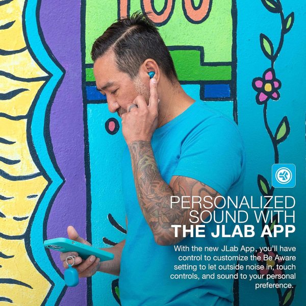 JLab JBuds Mini Bluetooth Kulak i Kulaklk-Teal