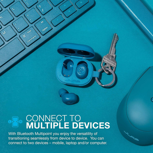 JLab JBuds Mini Bluetooth Kulak i Kulaklk-Teal