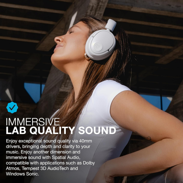 JLab JBuds Lux ANC Kulak st Kulaklk-Cloud White