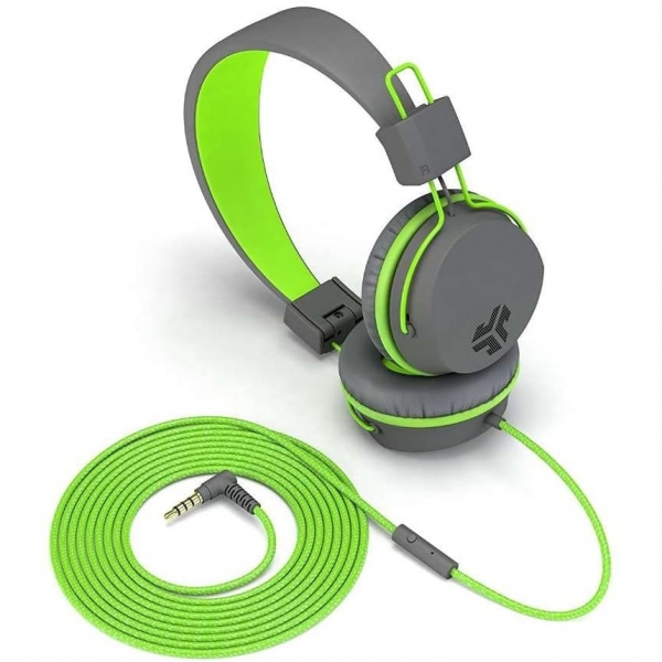 JLab Neon Kablolu Kulak Üstü Kulaklık-Green