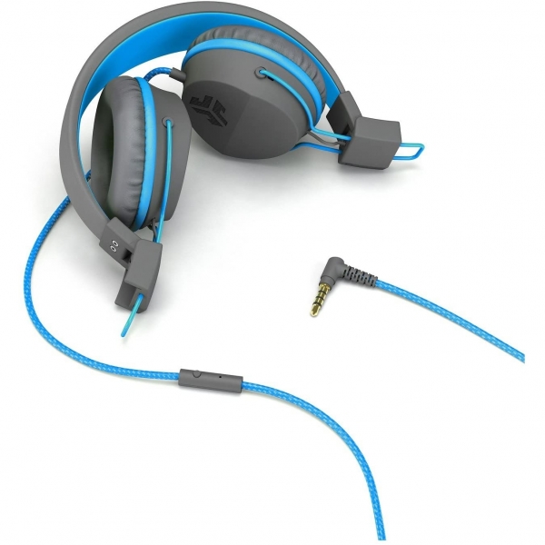 JLab Neon Kablolu Kulak Üstü Kulaklık-Blue