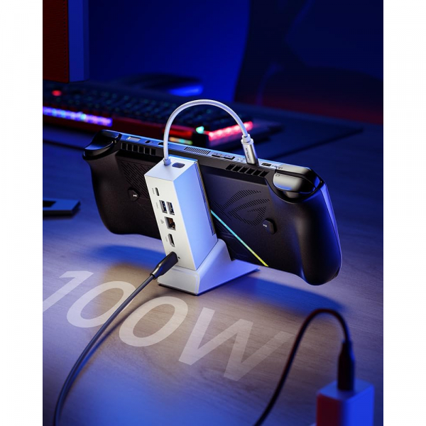 JSAUX 6s 1 Arada ROG Ally X Yerletirme stasyonu-White