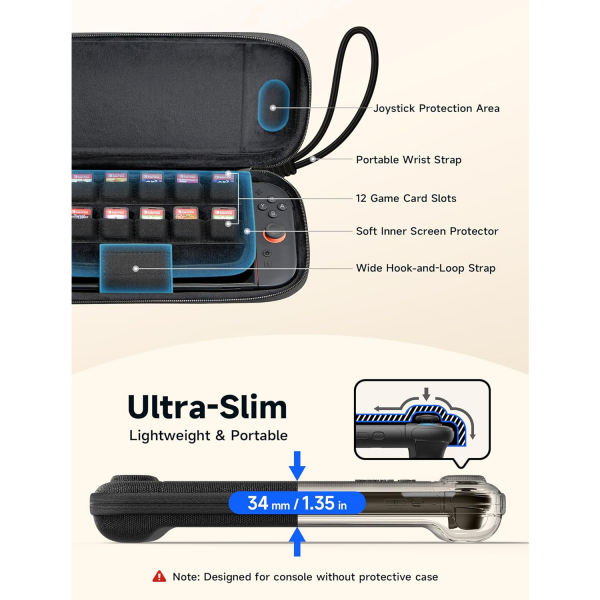 JSAUX Nintendo Switch 2 Uyumlu Ta��ma �antas�