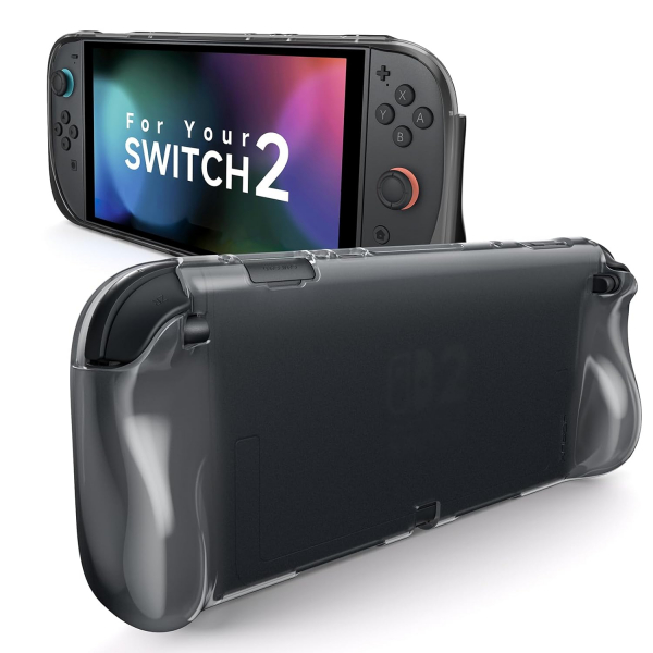 JSAUX Nintendo Switch 2 Tanabilir effaf Klf-Clear Black