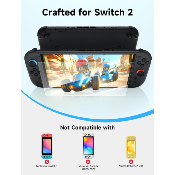 JSAUX Nintendo Switch 2 Mat Ekran Koruyucu (3 Adet)