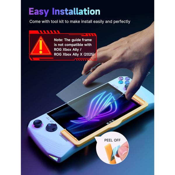 JSAUX ROG Xbox Ally/X Uyumlu Ekran Koruyucu(2 Adet)