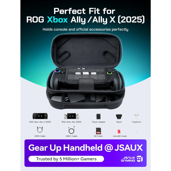 JSAUX ROG Xbox Ally X �ift Katl� Ta��ma �antas�