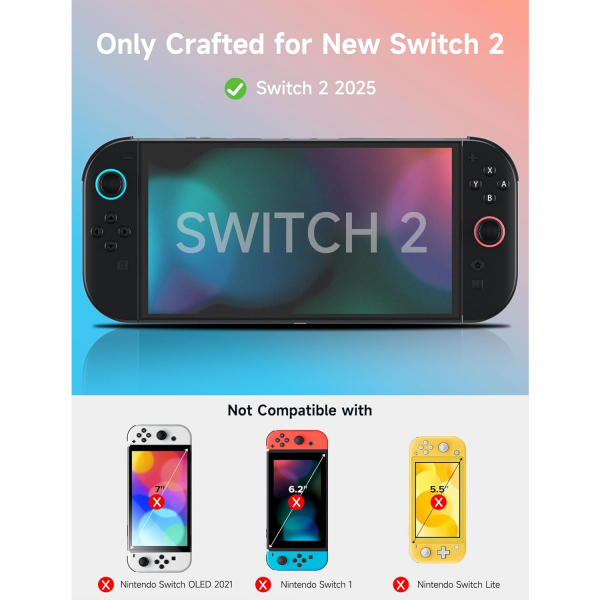 JSAUX Nintendo Switch 2 Mat Ekran Koruyucu (2 Adet)