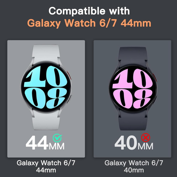 JETech Galaxy Watch 7/6 Ekran Koruyucu (44mm)(3 Adet)
