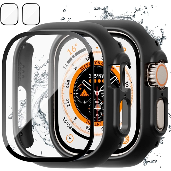 JZK Apple Watch Ultra 49mm Bumper Klf-Siyah