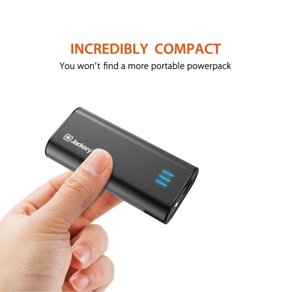 Jackery Ultra Kompakt Tanabilir Batarya (6000 mAh)-Black