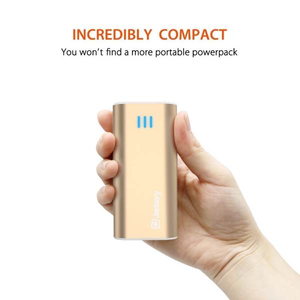 Jackery Ultra Kompakt Tanabilir Batarya (6000 mAh)-Gold