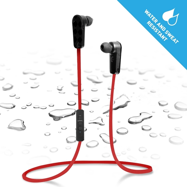 Jarv NMotion Sport Bluetooth Kulak i Kulaklk-Red